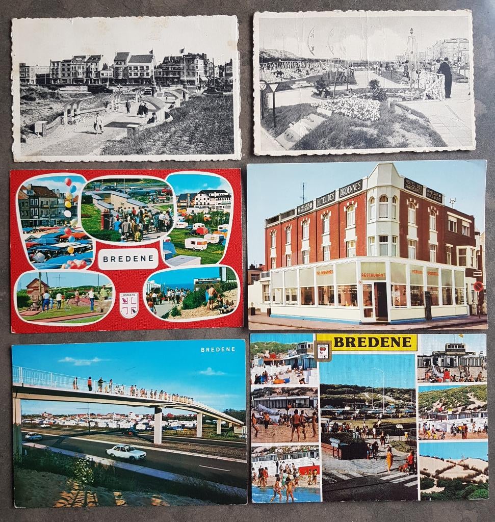 Bredene Breedene ( 0,50 euro / postkaart ), Verzamelen, Postkaarten | België, Gelopen, West-Vlaanderen, 1960 tot 1980, Ophalen of Verzenden
