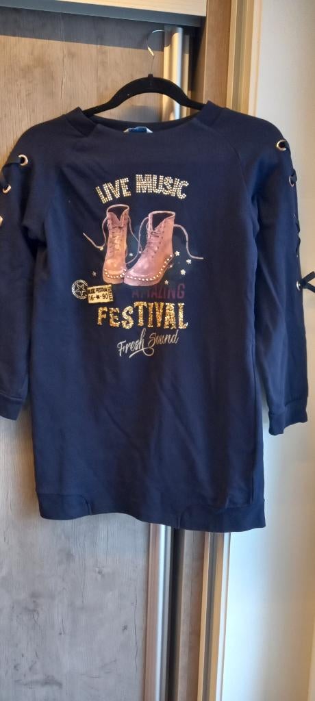 bleu foncé avec bottes, robe, tunique, mayoral, taille 152, Robe ou Jupe, Enlèvement ou Envoi, MAYORAL, Comme neuf