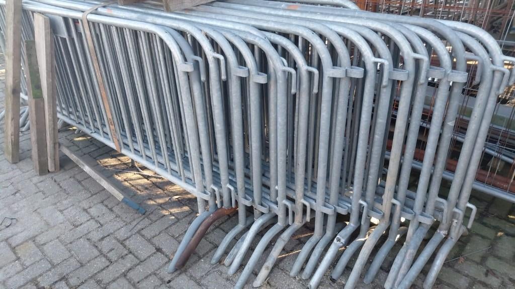 gebruikte nadarhekken, dranghekken, Heras hekken, Ophalen, Gebruikt, IJzer, Spijlenhekwerk