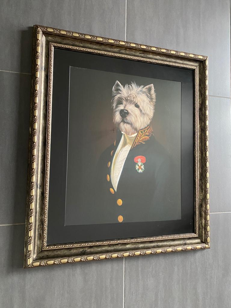 Poster d'art Thierry Poncette - The Officer's Mess : encadré, 75 cm ou plus, Enlèvement, Utilisé, Autres matériaux