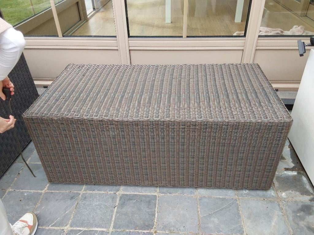 Tuintafel, Ophalen, Gebruikt, Rechthoekig, Hout