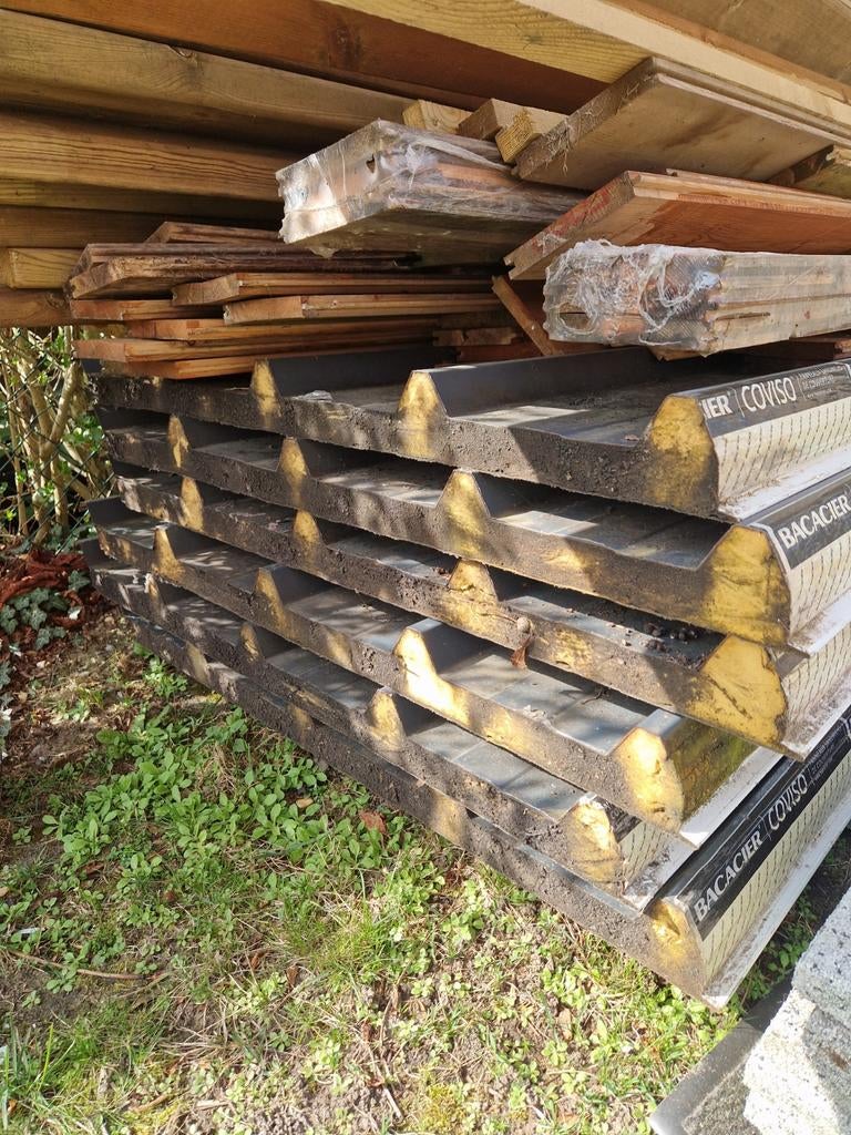 Voor carport grijs geisoleerd met pur, Ophalen