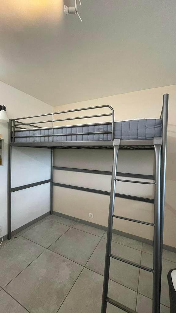 Lit mezzanine + matelas, Maison & Meubles, 90 cm, Enlèvement, 200 cm, Lit mezzanine