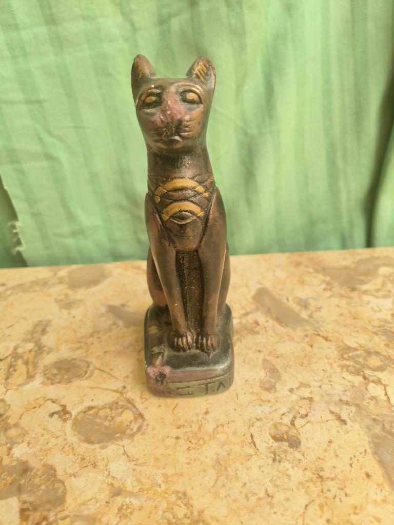 Egyptisch beeld "Cat Bastet", Antiek en Kunst, Ophalen of Verzenden