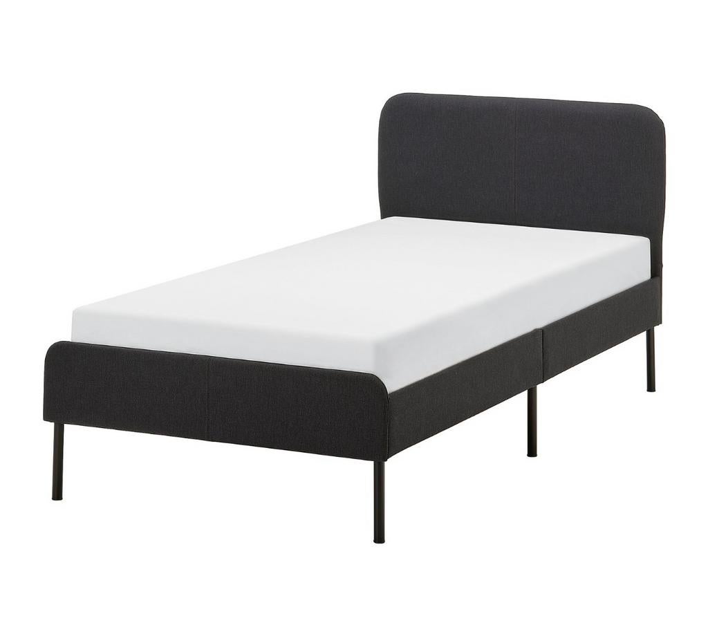 Lit Ikea avec matelas, Maison & Meubles, 90 cm, Une personne, Enlèvement, Utilisé