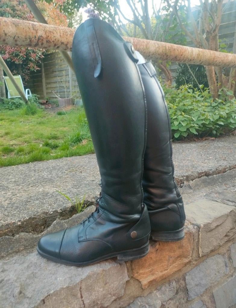 Bottes équitation cuir noir taille 39, Dieren en Toebehoren, Paardrijkleding, Ophalen, Gebruikt, Overige soorten, Dames