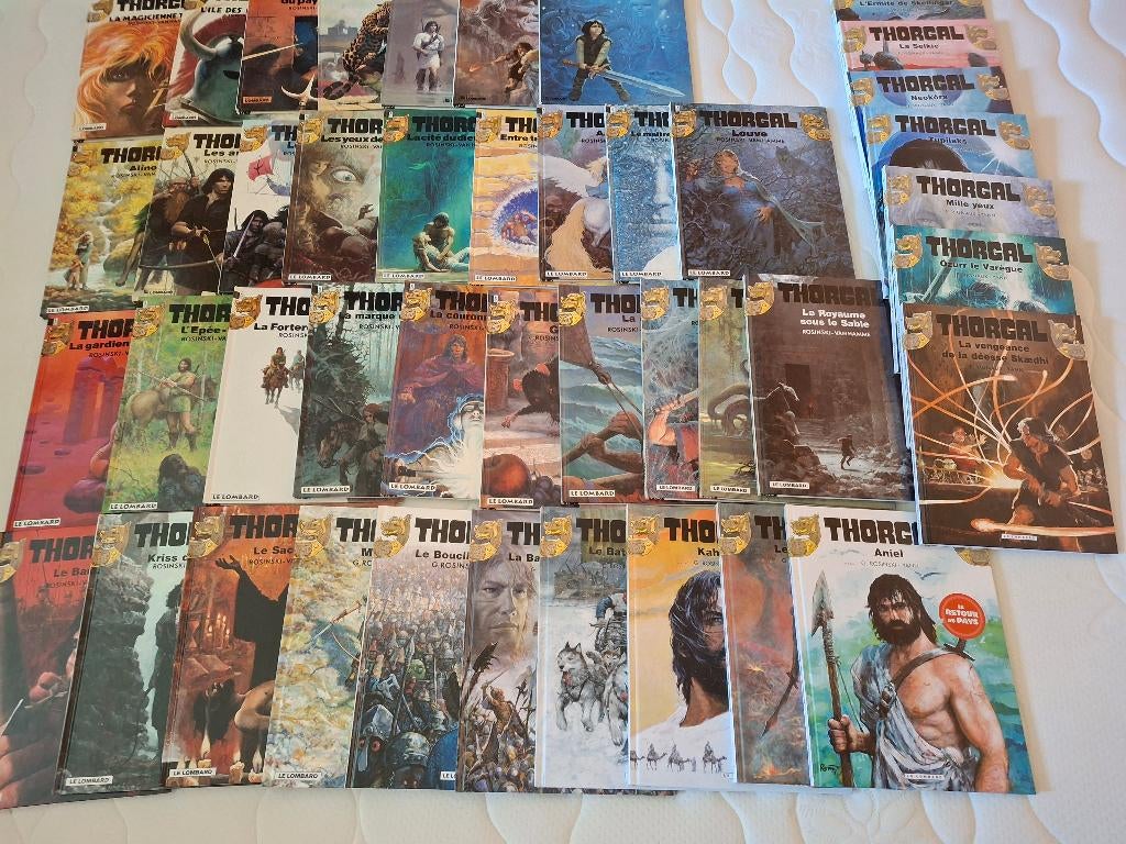 BD Thorgal 1 à 43, Complete serie of reeks, Ophalen of Verzenden, Gelezen