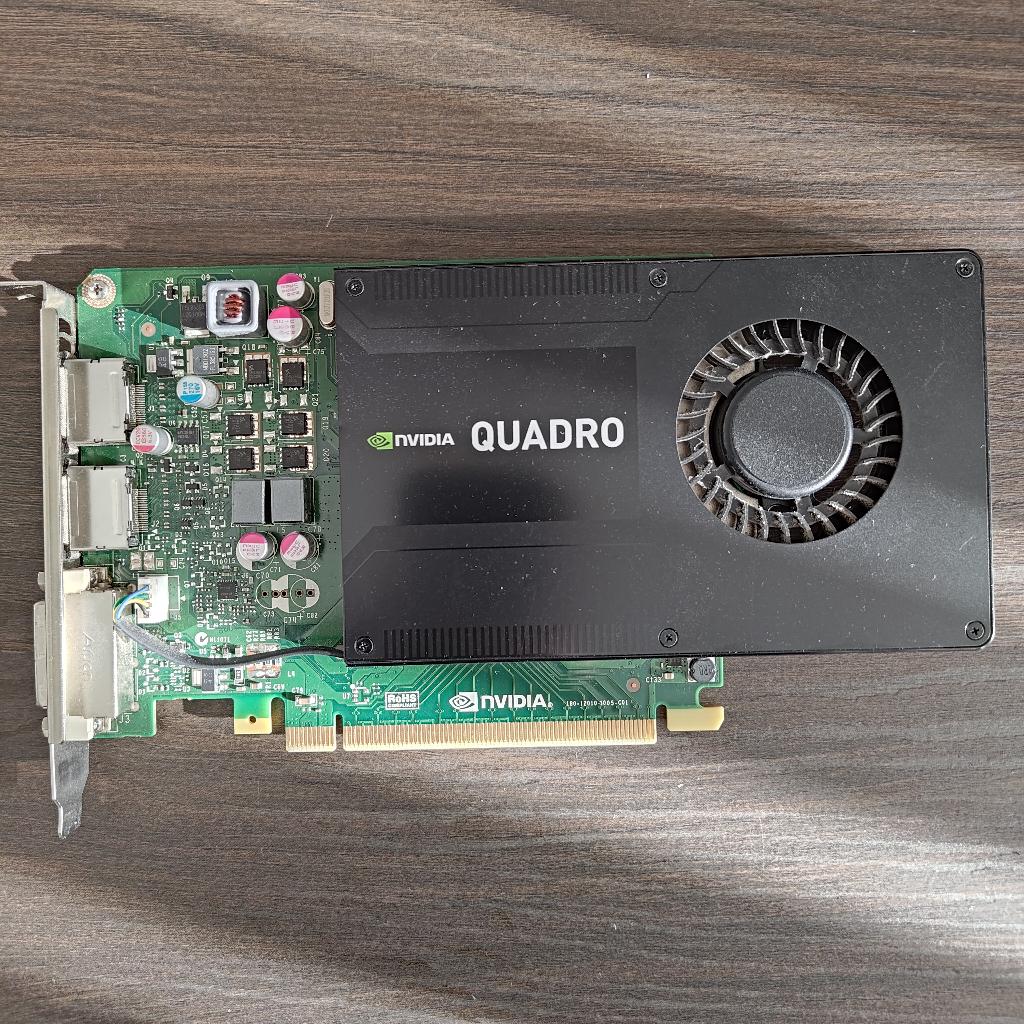 Quadro K2200 4GB GDDR5 — pakket van 2 beschikbaar, Computers en Software, PCI-Express 3, Gebruikt, DVI, Ophalen of Verzenden