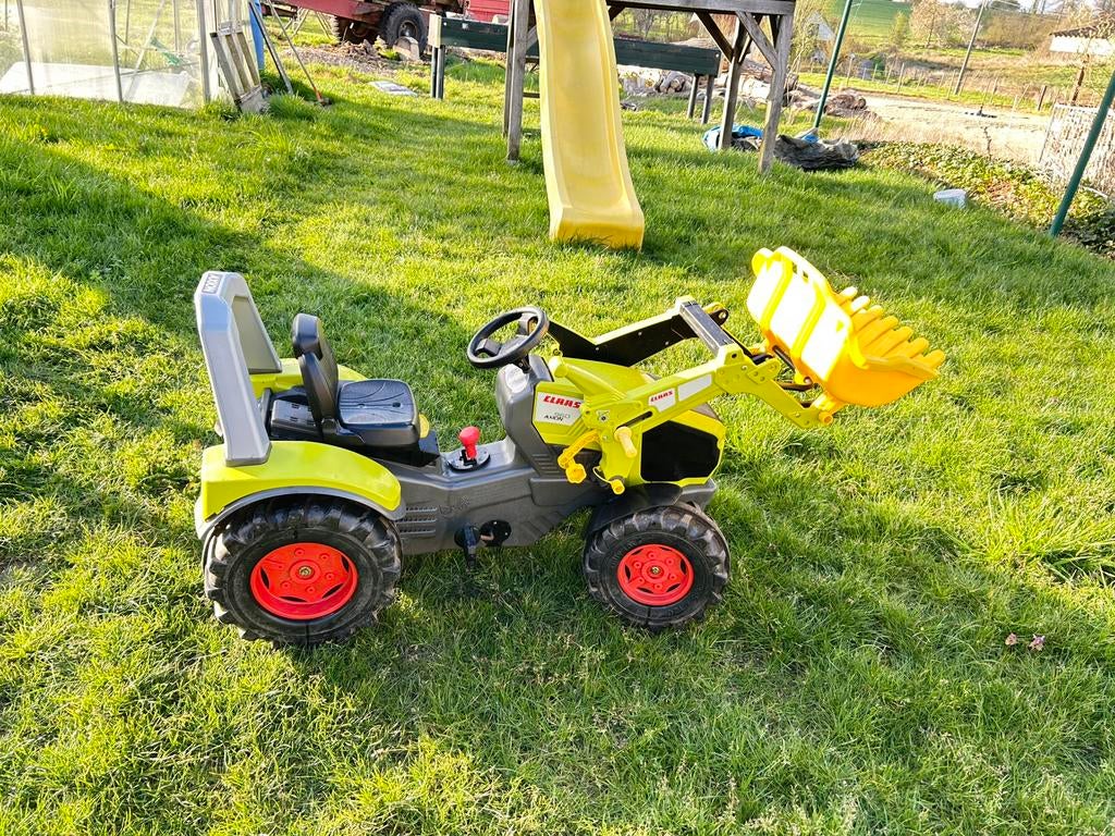 Rolly toys claas met accessoires, Kinderen en Baby's, Speelgoed | Buiten | Voertuigen en Loopfietsen, Gebruikt, Trapvoertuig, Ophalen
