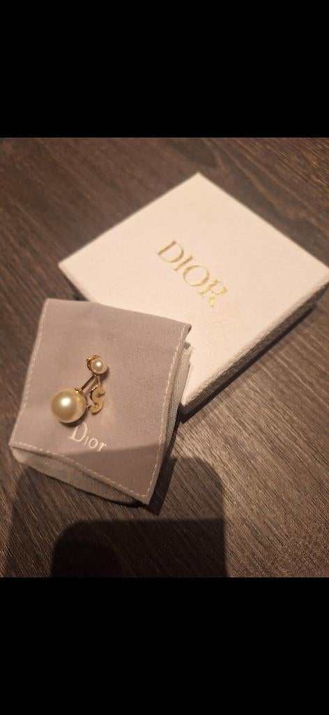 Oorring Dior, Handtassen en Accessoires, Oorbellen, Ophalen, Hangers, Zo goed als nieuw, Goud