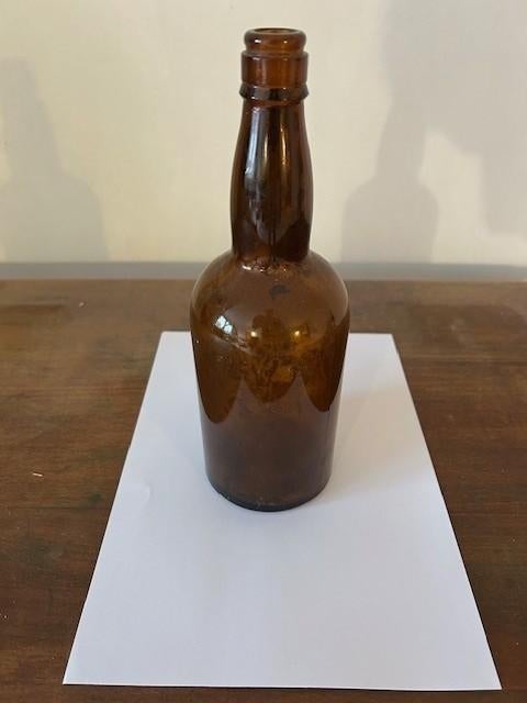 Fles bruin bodemvondst, Ophalen of Verzenden