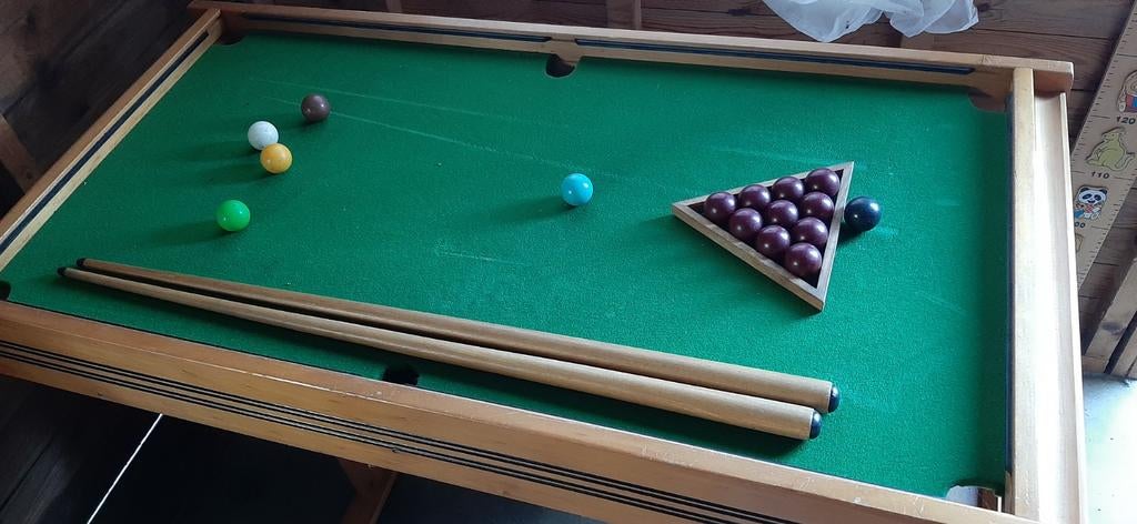 Snooker voor kinderen, Sport en Fitness, Biljarten en Poolen, Ophalen, Zo goed als nieuw, Snookertafel