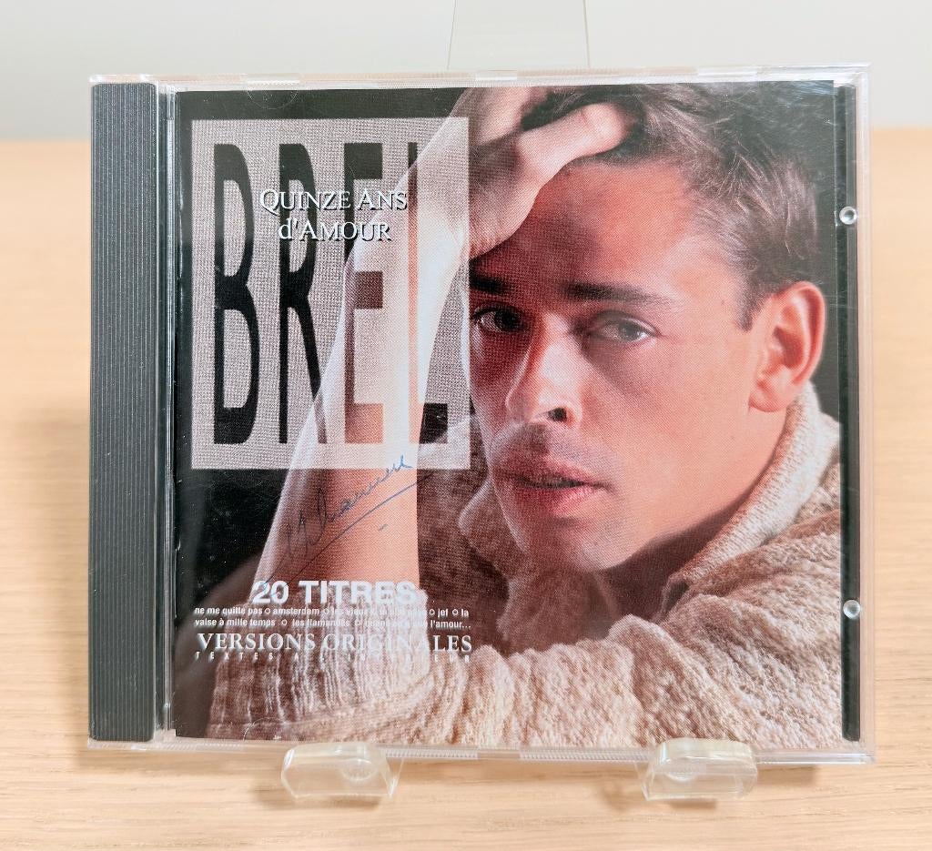 CD Jacques Brel / Quinze ans d'amour / Best Of Cd / 1988, Enlèvement ou Envoi, Utilisé