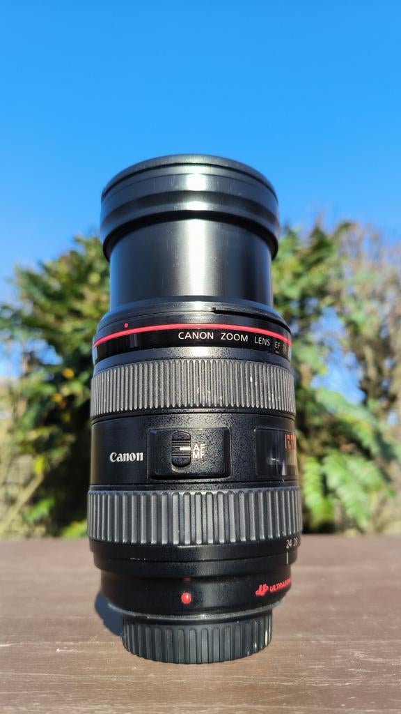 Objectif Canon 24-70 2.8 L, Ophalen of Verzenden, Niet werkend, Standaardlens, Zoom