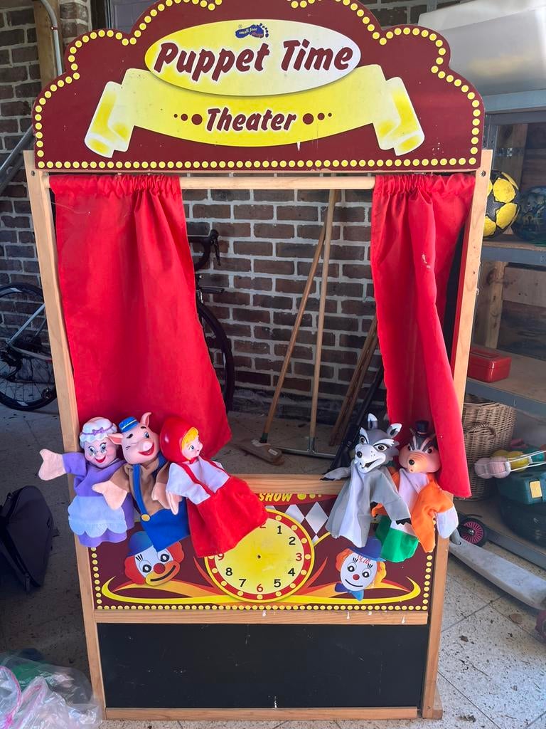 Poppenkast, Hobby en Vrije tijd, Ophalen, Gebruikt