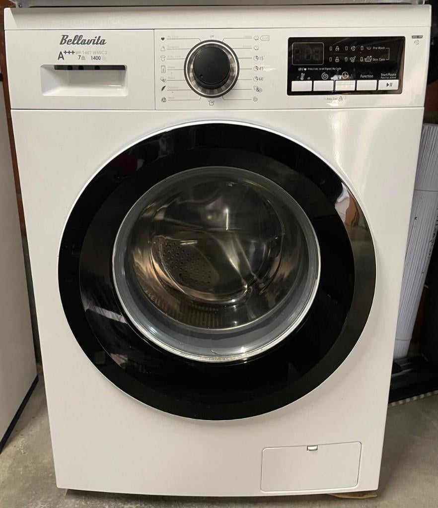 MACHINE A LAVER BELLAVITA A+++ 7KG, Electroménager, Lave-linge, Utilisé, Chargeur frontal, 6 à 8 kg, 85 à 90 cm, 1200 à 1600 tours
