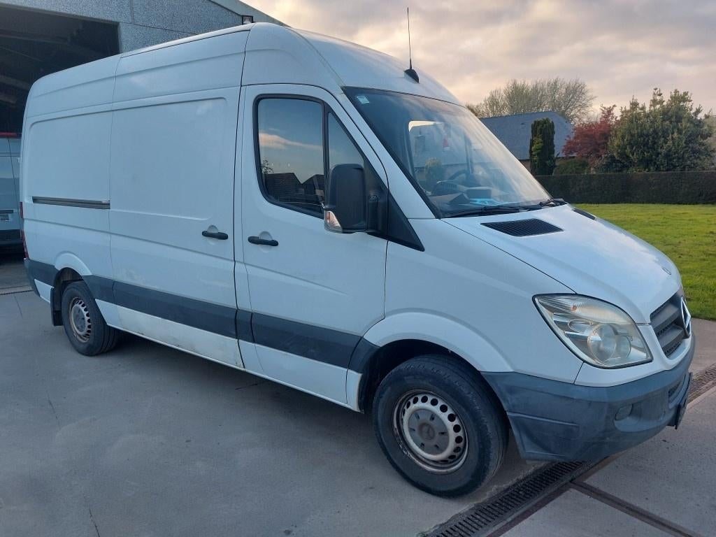 Mercedes Sprinter L2H2 2008 slechts 151000km, Auto's, Zwart, 4 cilinders, Wit, Mercedes-Benz