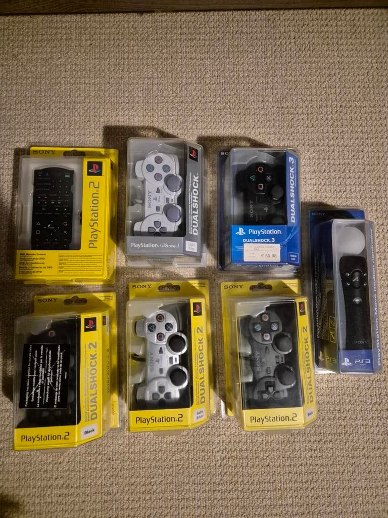 Sealed controllers Playstation1,2,3, Games en Spelcomputers, Games | Sony PlayStation 2, Ophalen of Verzenden