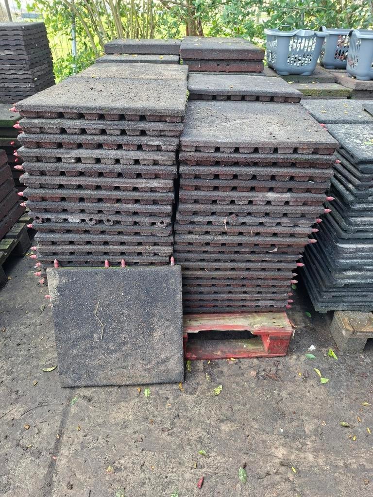 78 rubberen tegels 50x50x4.5 cm staltegels stalmatten, Dieren en Toebehoren