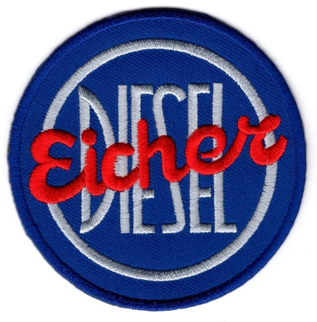 Eicher Diesel stoffen opstrijk patch embleem, Verzenden, Nieuw