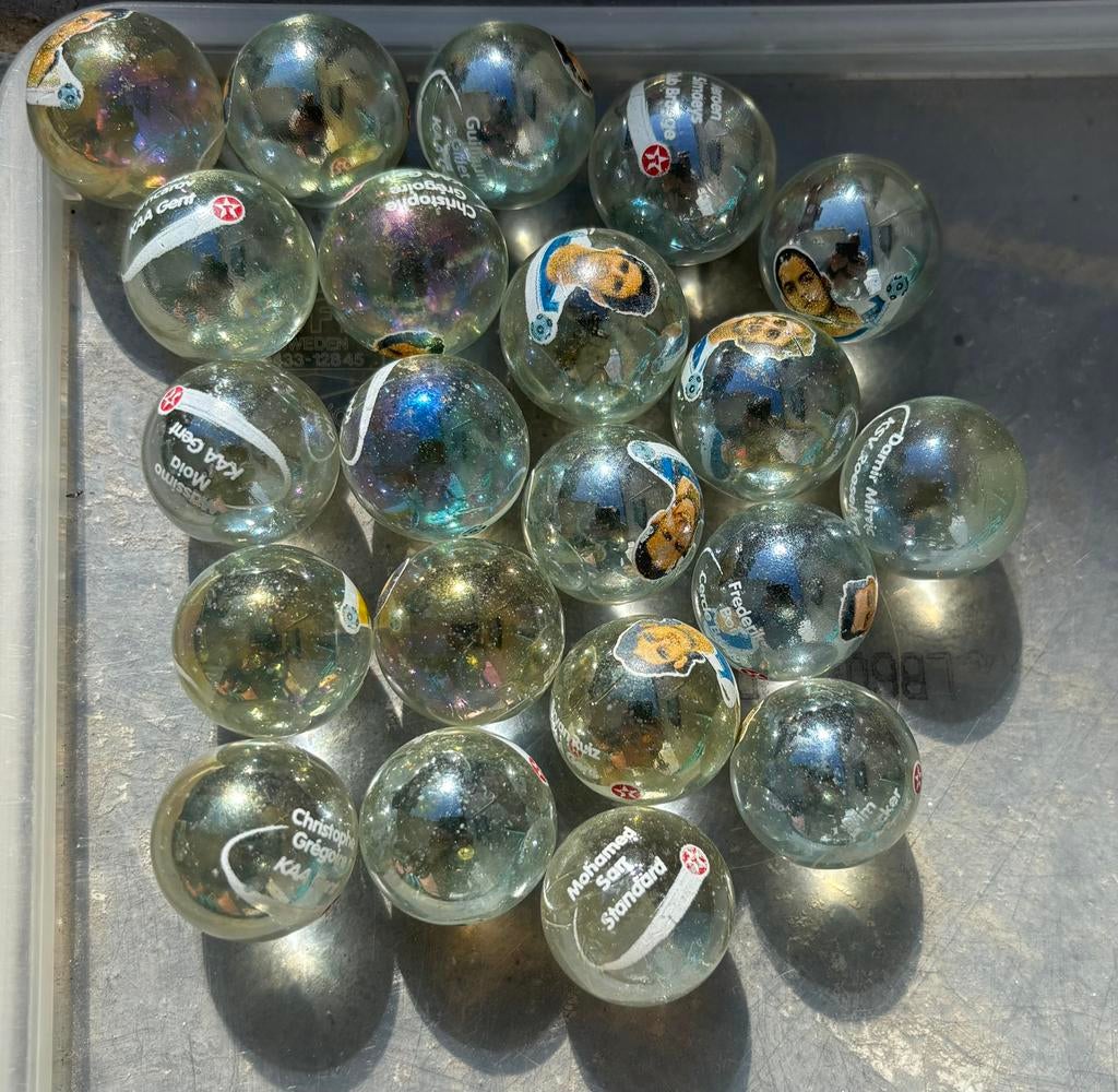 knikkers voetbal verzamelaars, Verzamelen, Ophalen of Verzenden, Zo goed als nieuw