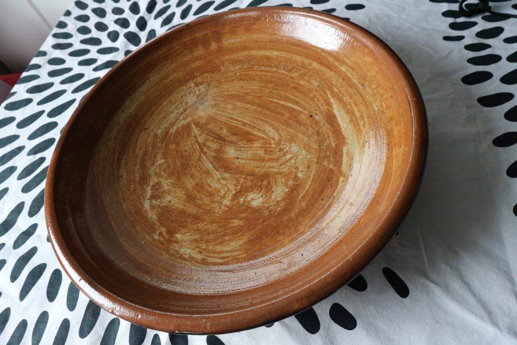 superbe plat en grès de Bouffioulx, Enlèvement ou Envoi