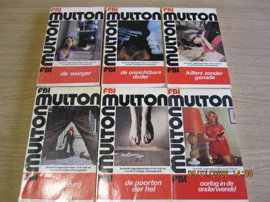 FBI pockets (Multon, Jerry Cotton etc), Ophalen of Verzenden