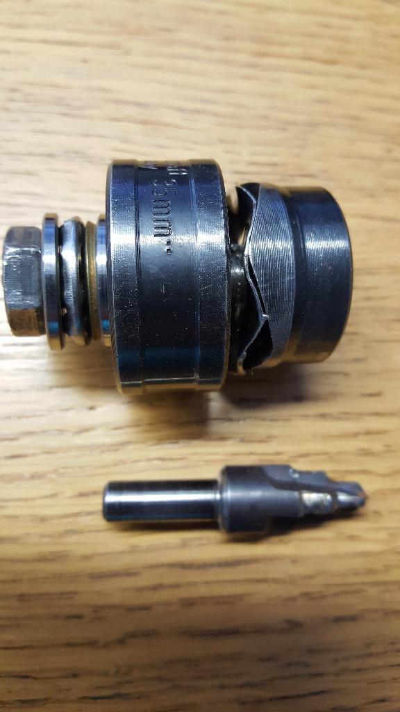 Gat snijder set, tweedelig wolfcraft, Enlèvement, Neuf, Perceuse