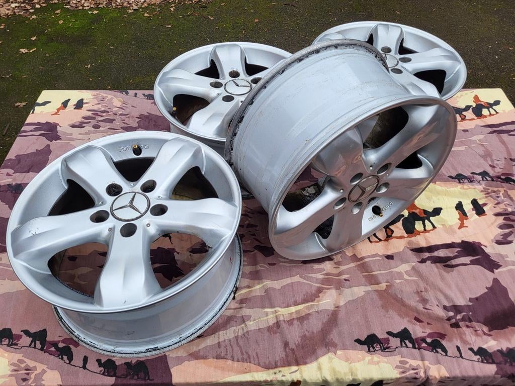 Jantes Mercedes 7,5Jx16H2 (4 pièces), Autos : Pièces & Accessoires, Pneus & Jantes, 4 Saisons, 16 pouces, Véhicule de tourisme