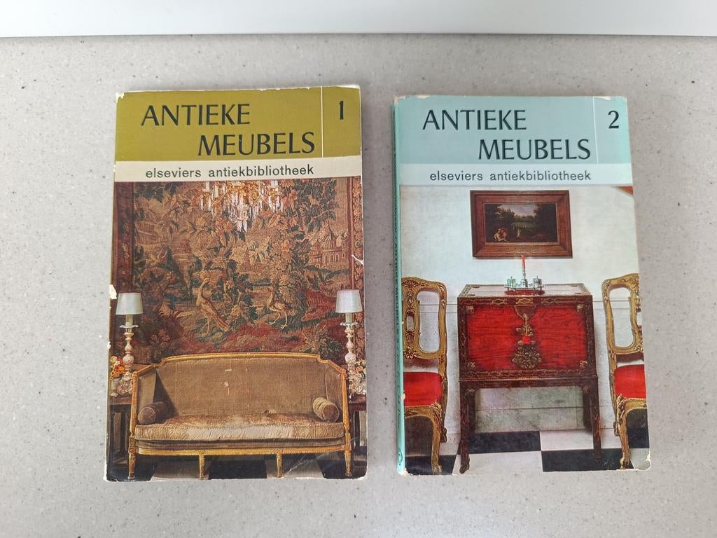 Antieke meubelen., Verzamelen, Poppenhuizen en Toebehoren, Ophalen, Gebruikt