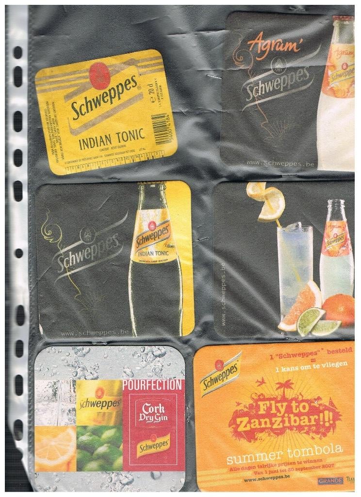 FEUTRE SCHWEPPES, Collections, Envoi, Neuf, Sous-bock