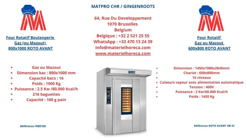 MATERIEL HORECA PROFESSIONNEL FOUR ROTATIF, Articles professionnels, Enlèvement ou Envoi, Neuf, dans son emballage, Fours, Fours à micro-ondes et Fours à vapeur