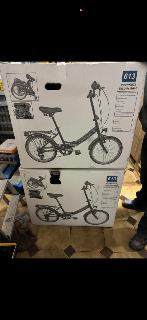 Vouw fiets, Ophalen, Nieuw