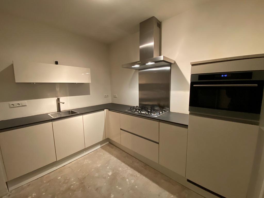 Complete Hoekkeuken Greeploos + APPARATUUR + GEDEMONTEERD, Huis en Inrichting, Wit, Hoekkeuken, Ophalen of Verzenden, Greeploos