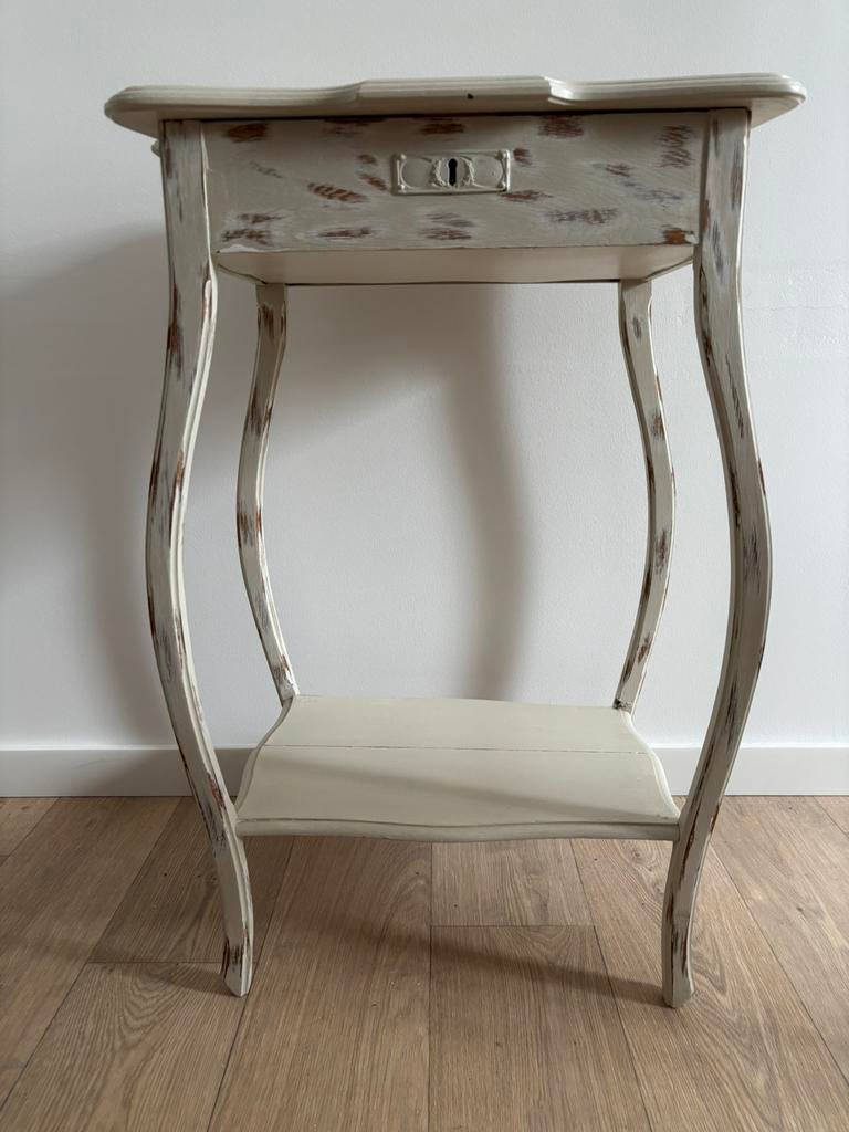 Make-up tafeltje, Huis en Inrichting, Ophalen, Gebruikt, Hout, Landelijk