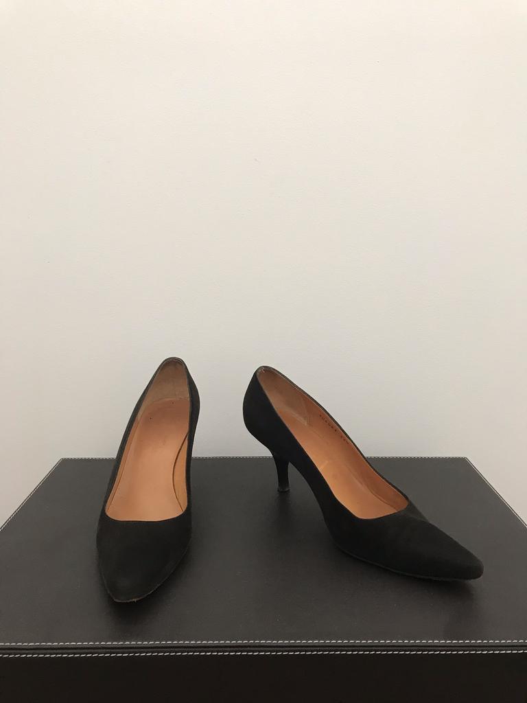 HERMES-pompen (37,5/gemaakt in Frankrijk), HERMÈS, Pumps, Zwart, Ophalen of Verzenden