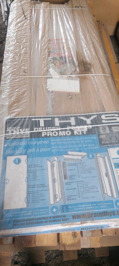 Thys group verfdeur wit 78cm NIEUW, Enlèvement, Comme neuf