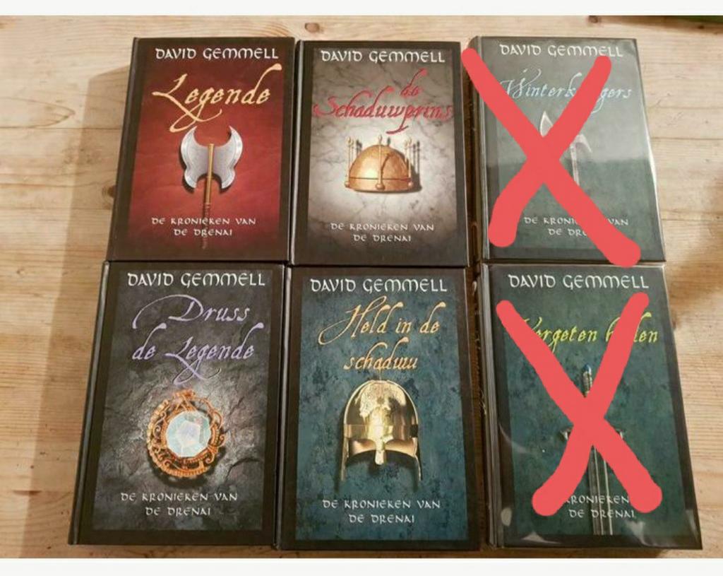De kronieken van de Drenai DAVID GEMMELL hardcovers 9 stuks, Livres, Fantastique, Comme neuf, Enlèvement ou Envoi