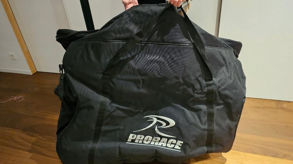 Prorace fietsreistas stalenframe met wieltjes, Fietsen en Brommers, Ophalen, Gebruikt, Prorace