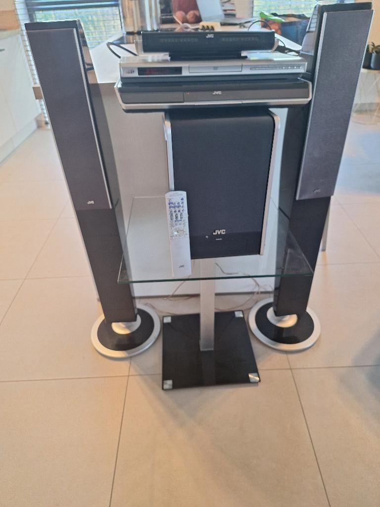 JVC thuisbioscoop SP DD8F., Ophalen, JVC, 70 watt of meer, Dvd-speler