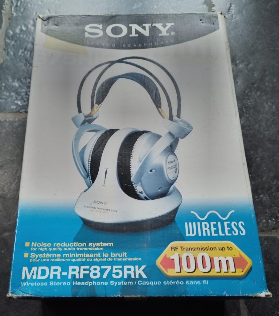 Sony MDR-RF875RK Wireless Stereo Headphone System, TV, Hi-fi & Vidéo, Chaîne Hi-fi, Utilisé, Sony, Enlèvement ou Envoi