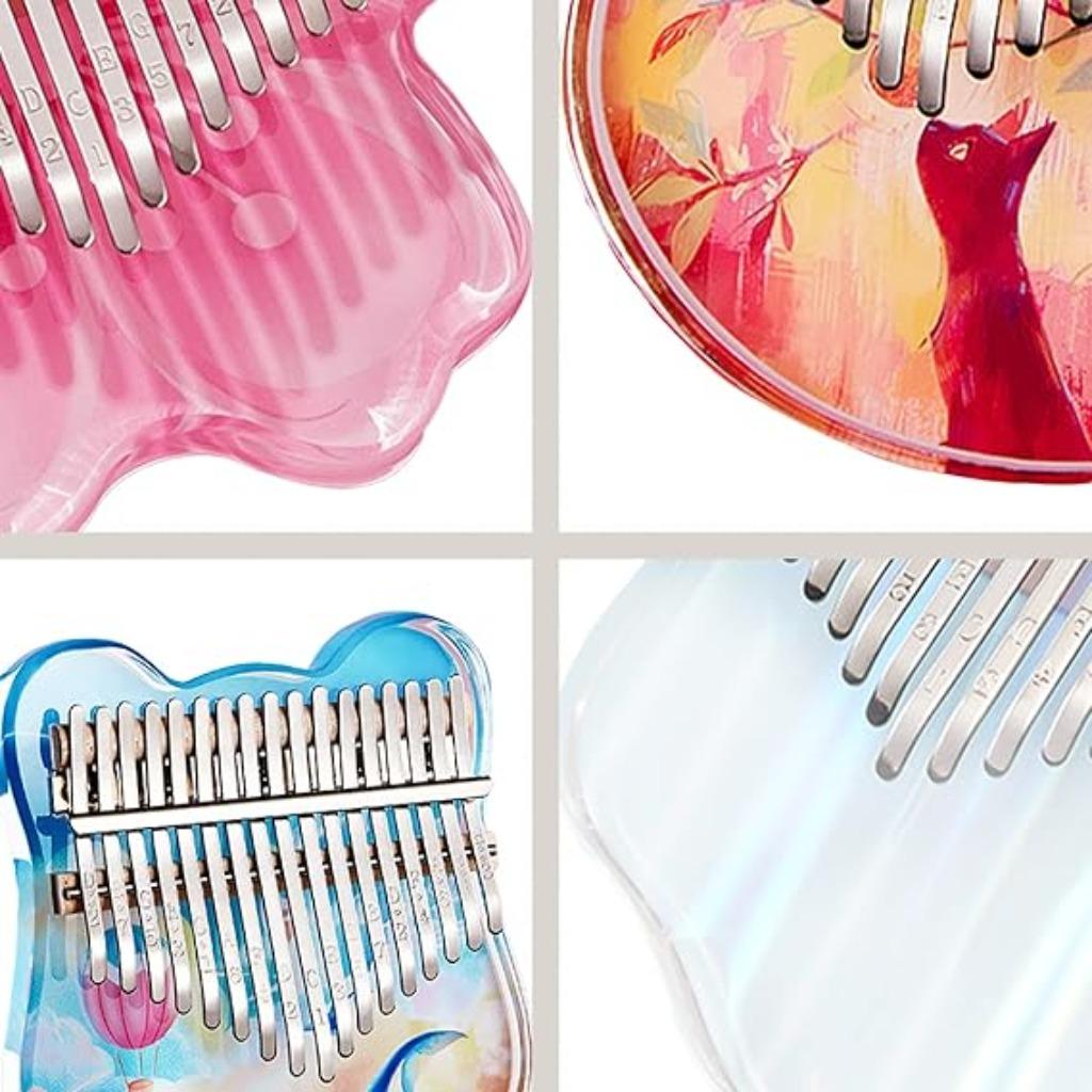 Piano à pouces en acrylique Kalimba pour enfants LIVRAISON R, Neuf, -, Jauhmui, -
