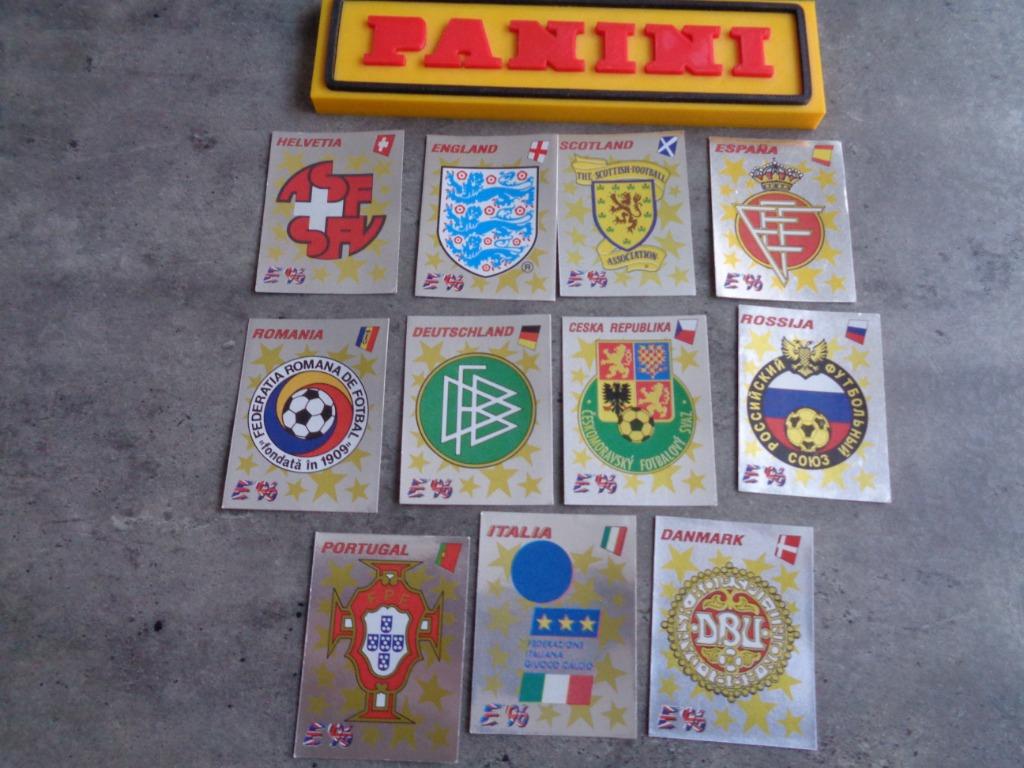 AUTOCOLLANTS DE FOOTBALL PANINI EURO 96 EMBLÈMES CE 11X BADG, Hobby & Loisirs créatifs, Autocollants & Images, Enlèvement ou Envoi
