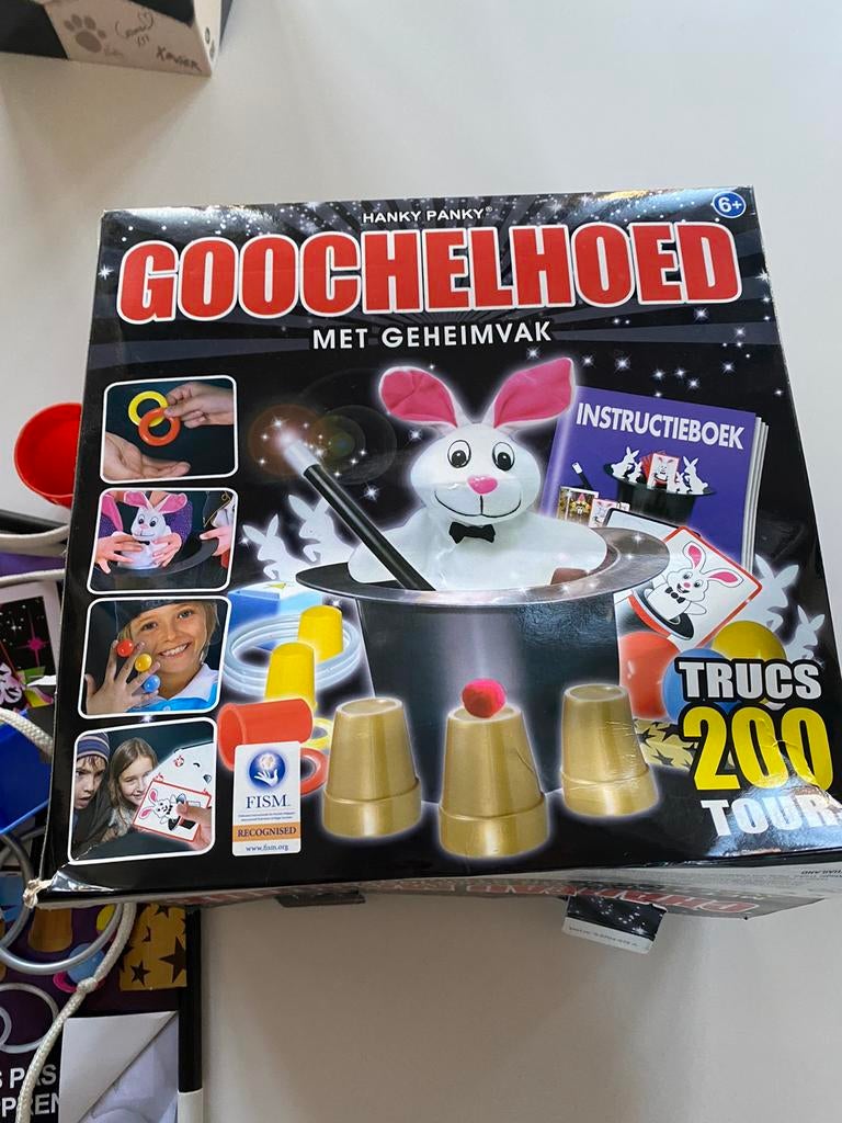 Chapeau magique Hanky Panky avec astuces, Enlèvement ou Envoi, Utilisé