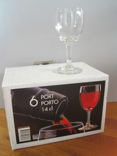 Bouquet Port Sherryglas 14 cl - 6 stuks nieuw in doos, Huis en Inrichting, Keuken | Servies, Nieuw, Glas of Glazen, Glas, Ophalen of Verzenden