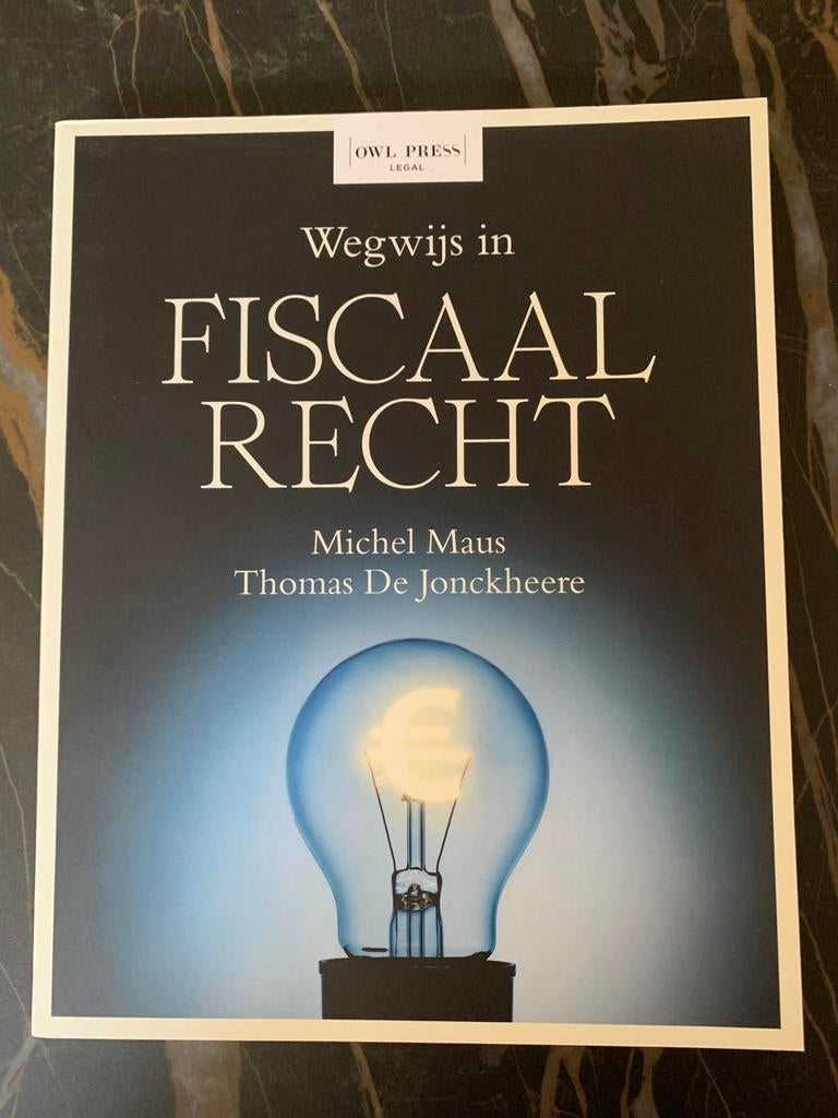 Fiscaal recht, Boeken, Ophalen, Zo goed als nieuw