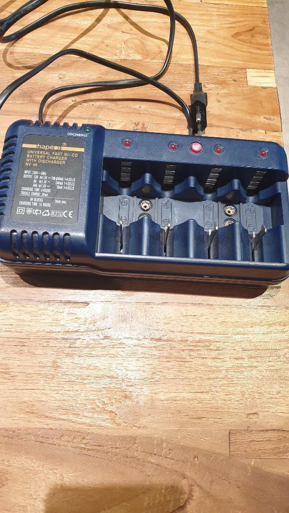 Batterijlader Fast NI-CD, Ophalen, Gebruikt