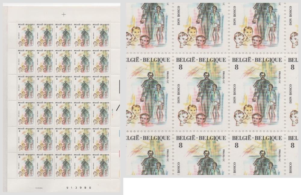 1984 Heiligverklaring van Don Bosco, Verzenden