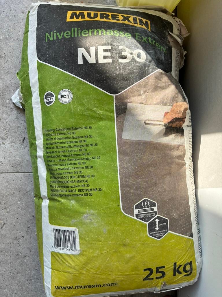 Niveleer mortel agalisatie, Ophalen, Nieuw