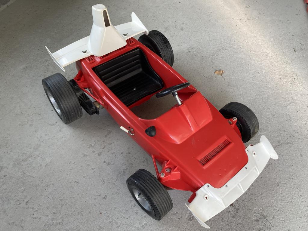 Voiture à pédales Giordani Ferrari F1 70-80's Jouet vintage, Antiek en Kunst, Antiek | Speelgoed, Ophalen